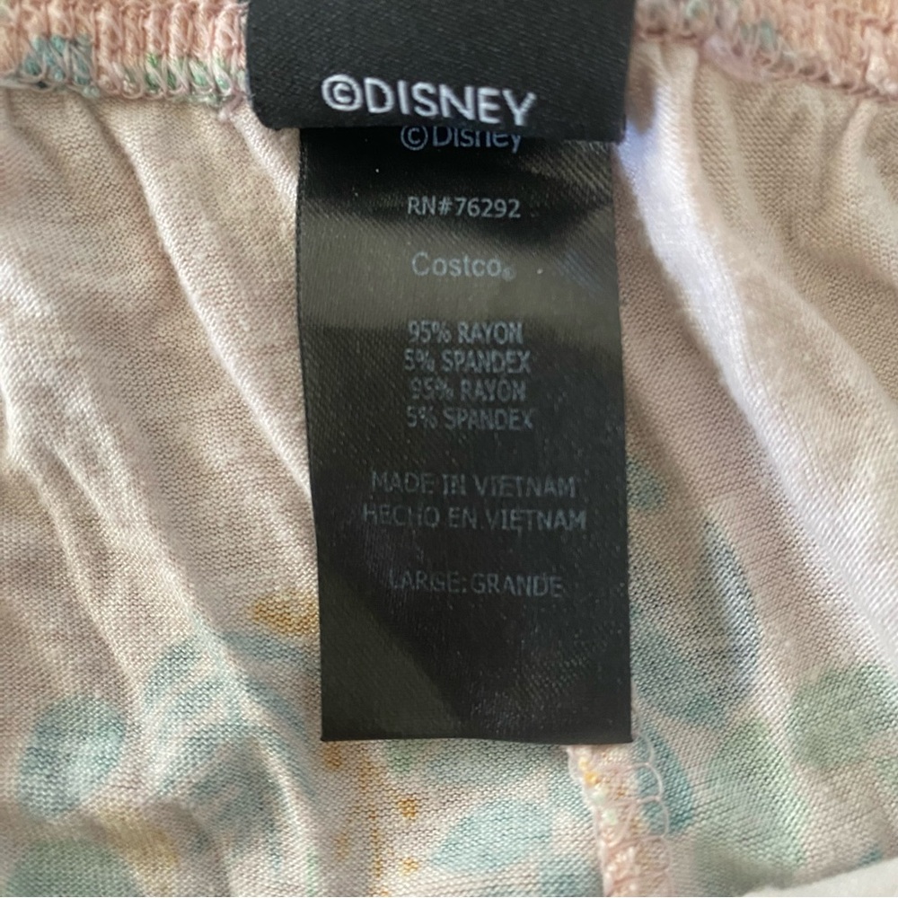 Disney Womens 2 Piece Capri Pajama Set size Large - Picture 8 of 10